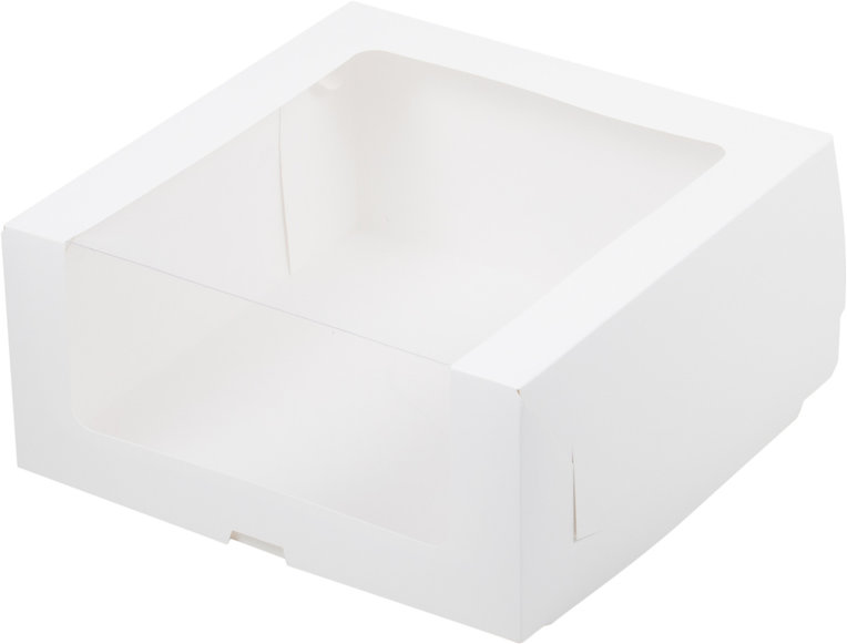 картинка Коробка для торта 23,5*23,5*11 белая от магазина Компания+