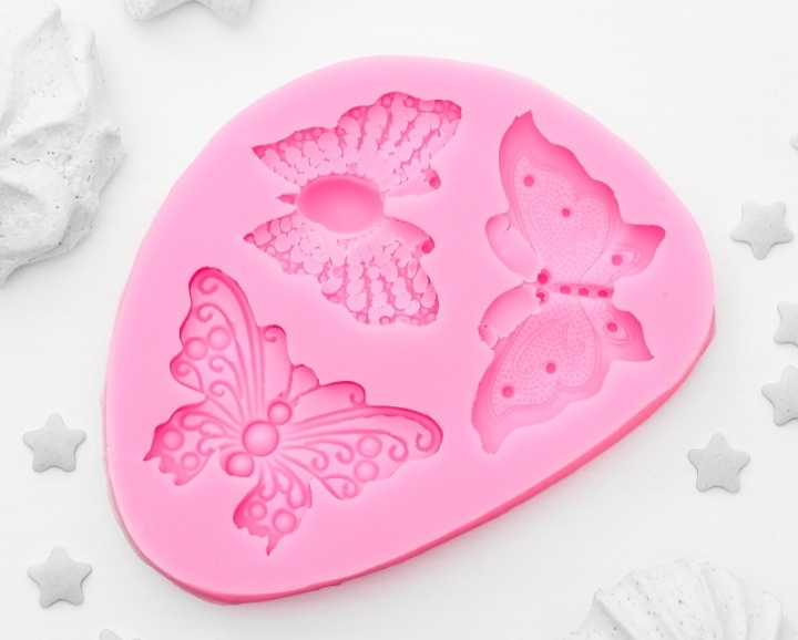 картинка Молд силиконовый "Бабочки" / 10*7 см. от магазина Компания+