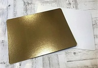 картинка  Подложка для торта прямоугольная (золото,белая) 30*40 см / 1,5 мм от магазина Компания+