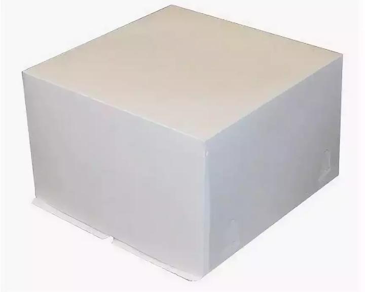 картинка Коробка для торта 36*36*26 белая (гофрокартон) от магазина Компания+