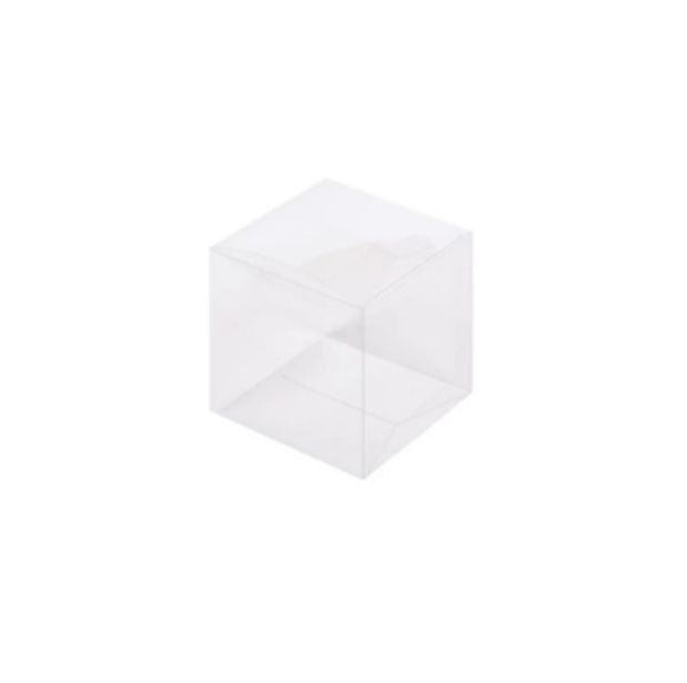картинка Коробка для пироженных с прозрачным окном, белая 10*10*10 см от магазина Компания+