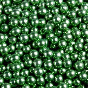 картинка Посыпка шарики зеленые металл 5мм от магазина Компания+