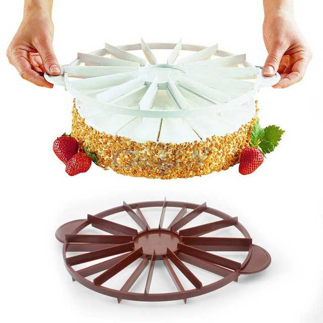 картинка Делитель для торта двусторонний (12/16 частей) от магазина Компания+