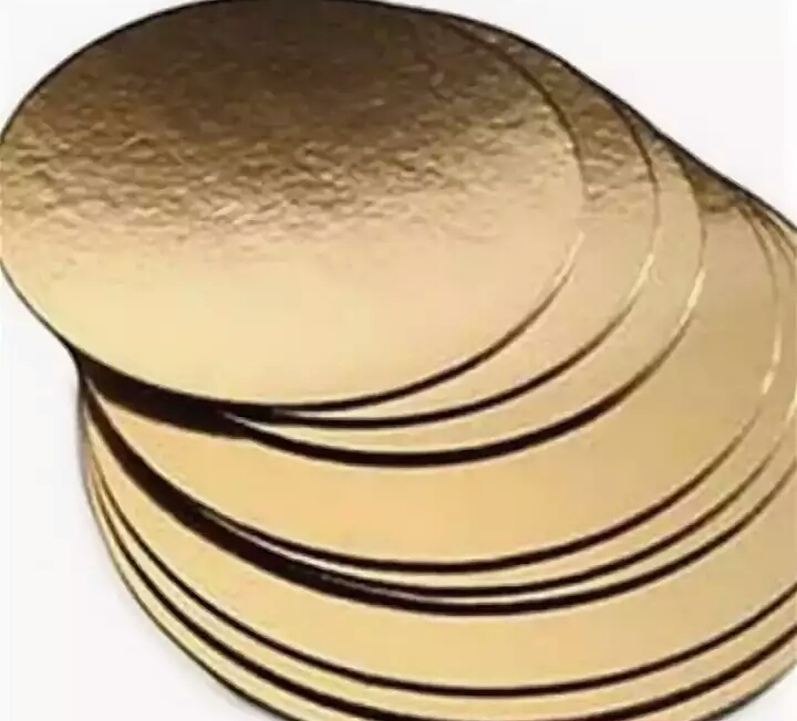 картинка Подложка для торта круглая 30 золото от магазина Компания+