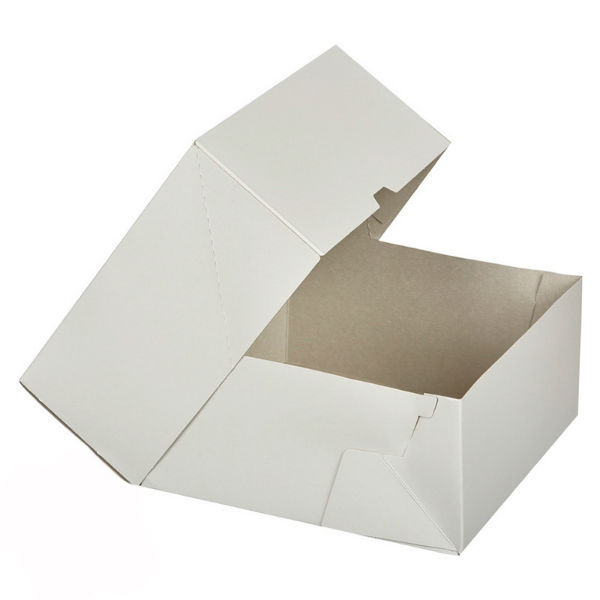 картинка Коробка для торта 25,5*25,5*10,5 белая от магазина Компания+