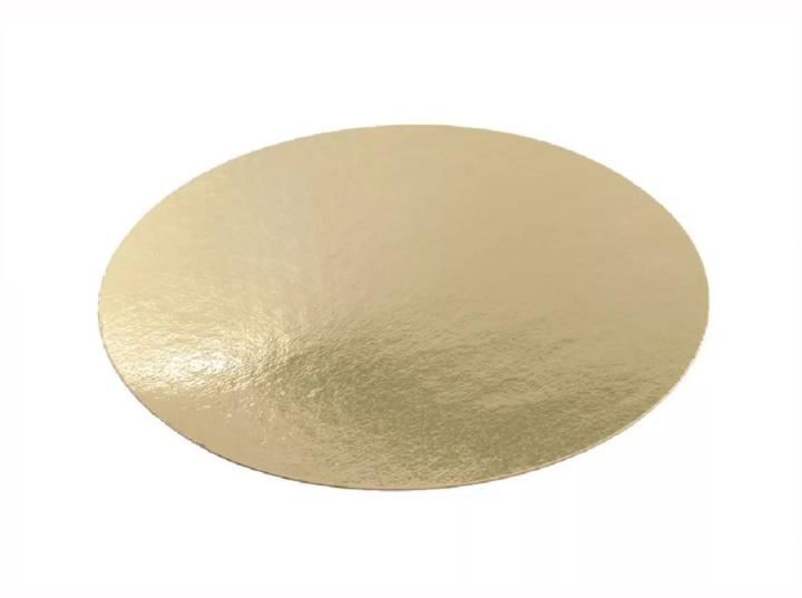 картинка Подложка для торта круглая 14 золото от магазина Компания+