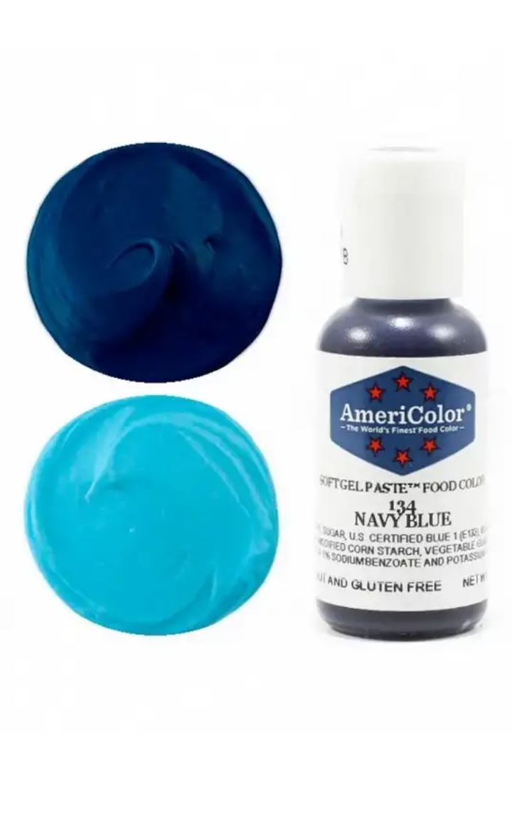 картинка Гелевый краситель AmeriColor 21 гр. Navy Blue от магазина Компания+