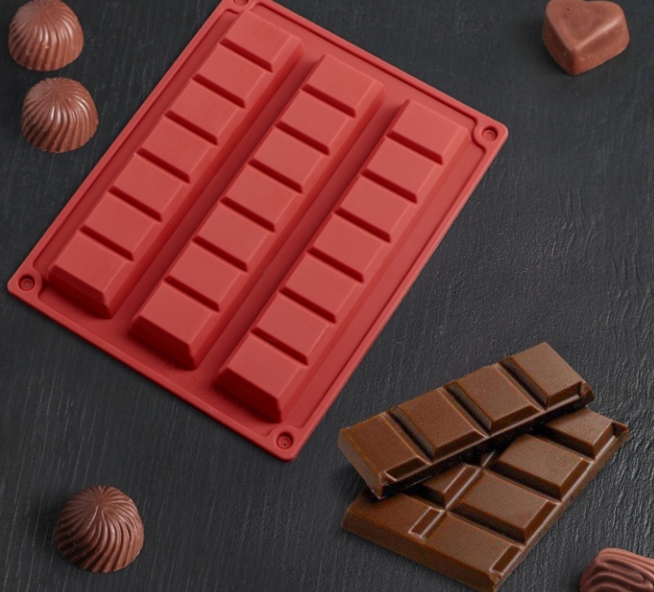 картинка Форма для шоколада "Плитка шоколада" / 21*16,5 см от магазина Компания+