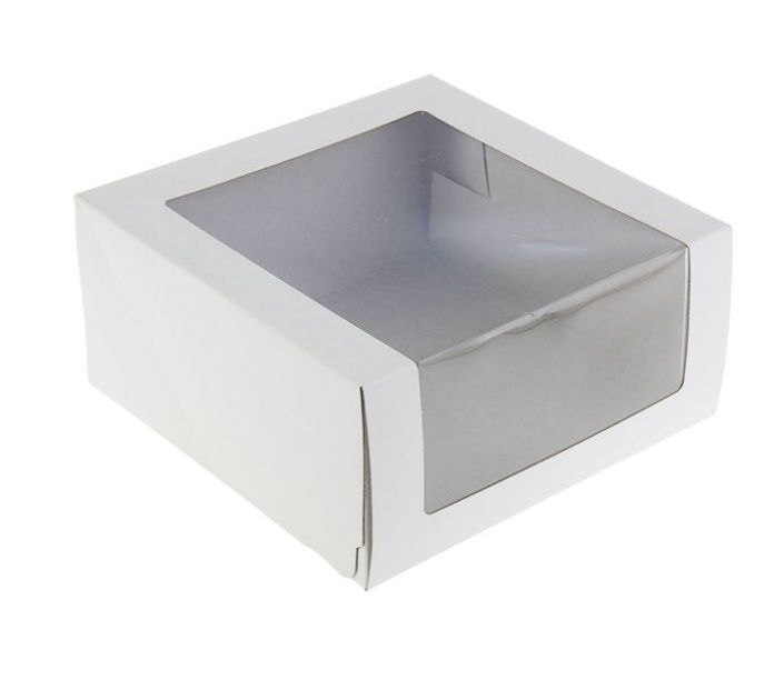 картинка Коробка для торта 22,5*22,5*10 белая от магазина Компания+
