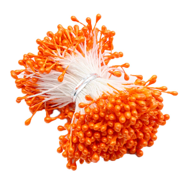 картинка Тычинки перламутровые оранжевые от магазина Компания+