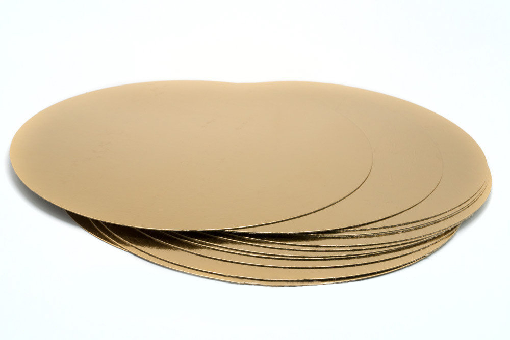 картинка Подложка для торта круглая 12 золото от магазина Компания+