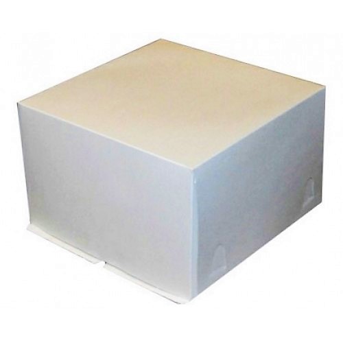 картинка Коробка для торта 30*30*19 белая (гофрокартон) от магазина Компания+