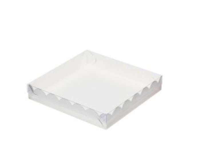 картинка Коробка для печенья и пряников 155*155*35 мм( серебро) от магазина Компания+