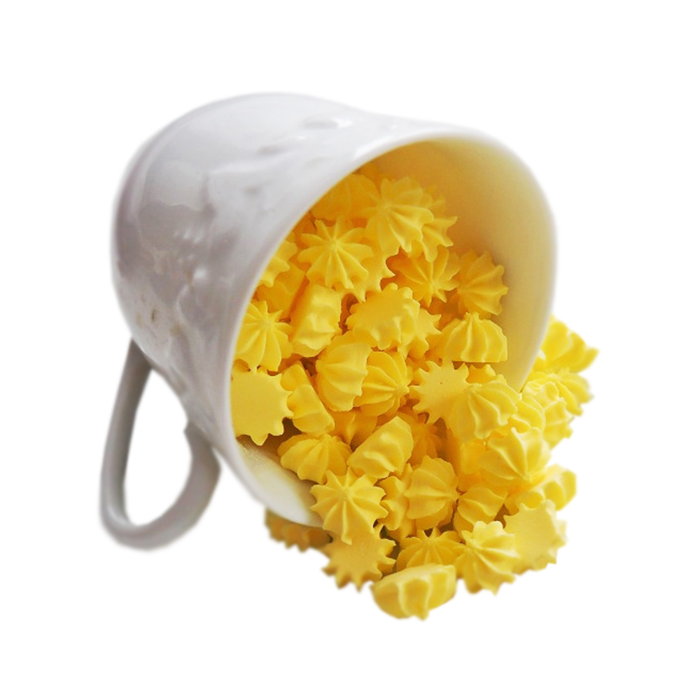 картинка Фигурка сахарная Мини безе (желтые) 50 гр от магазина Компания+
