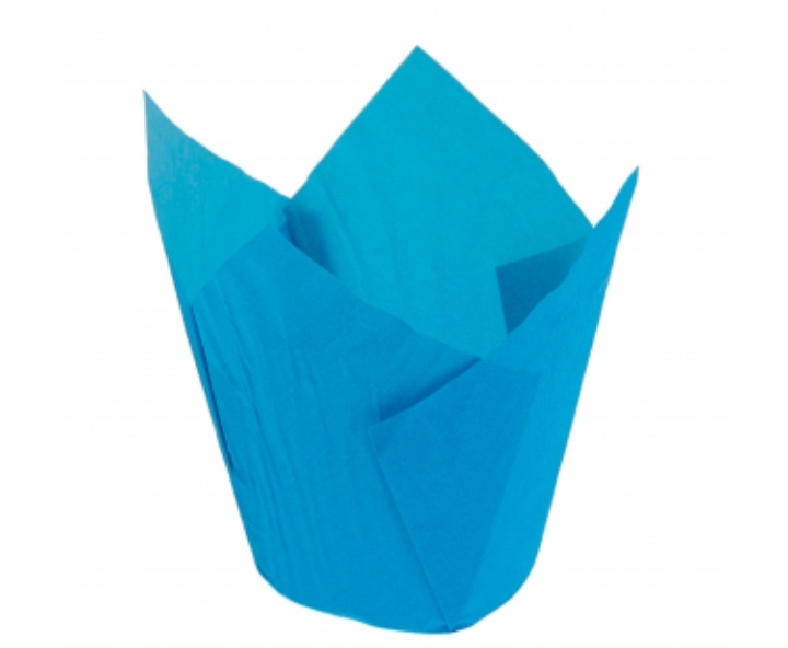 картинка Форма бумажная тюльпан голубой от магазина Компания+