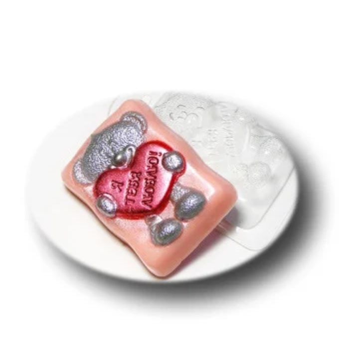 картинка Форма для шоколада " Мишка с сердцем " от магазина Компания+
