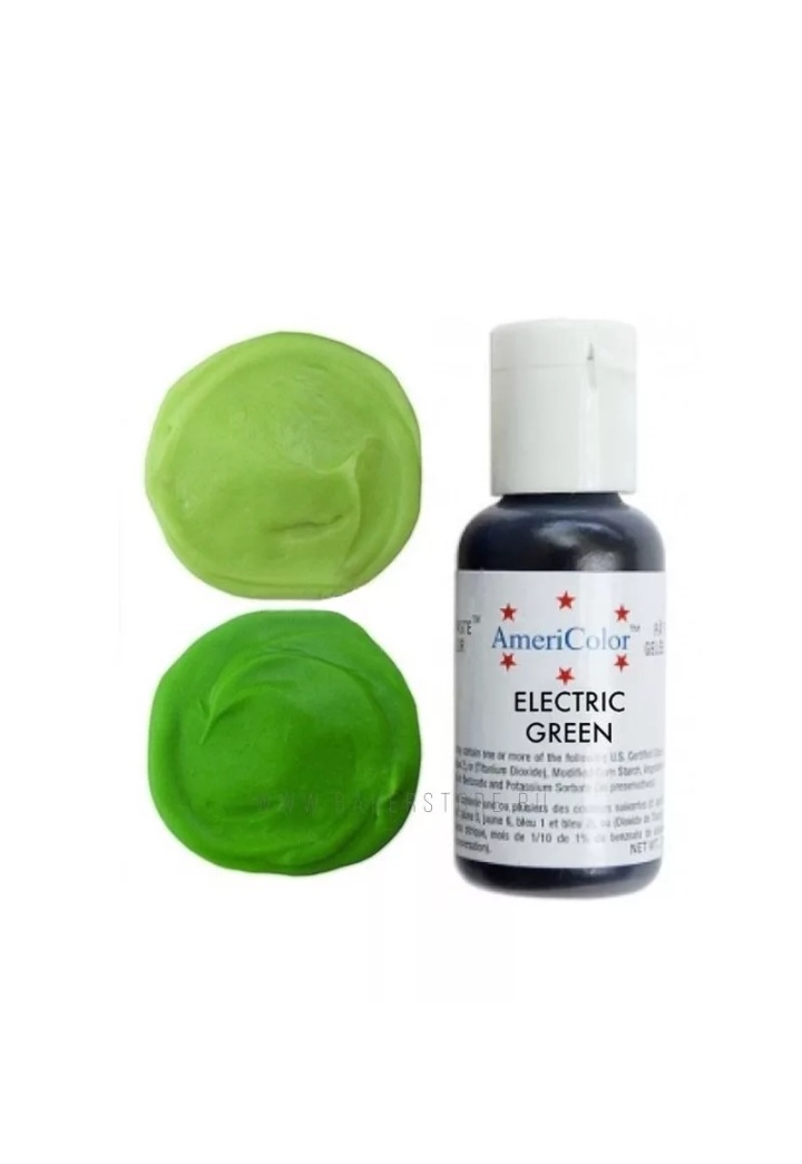 картинка Гелевый краситель AmeriColor 21 гр. Electric Green от магазина Компания+