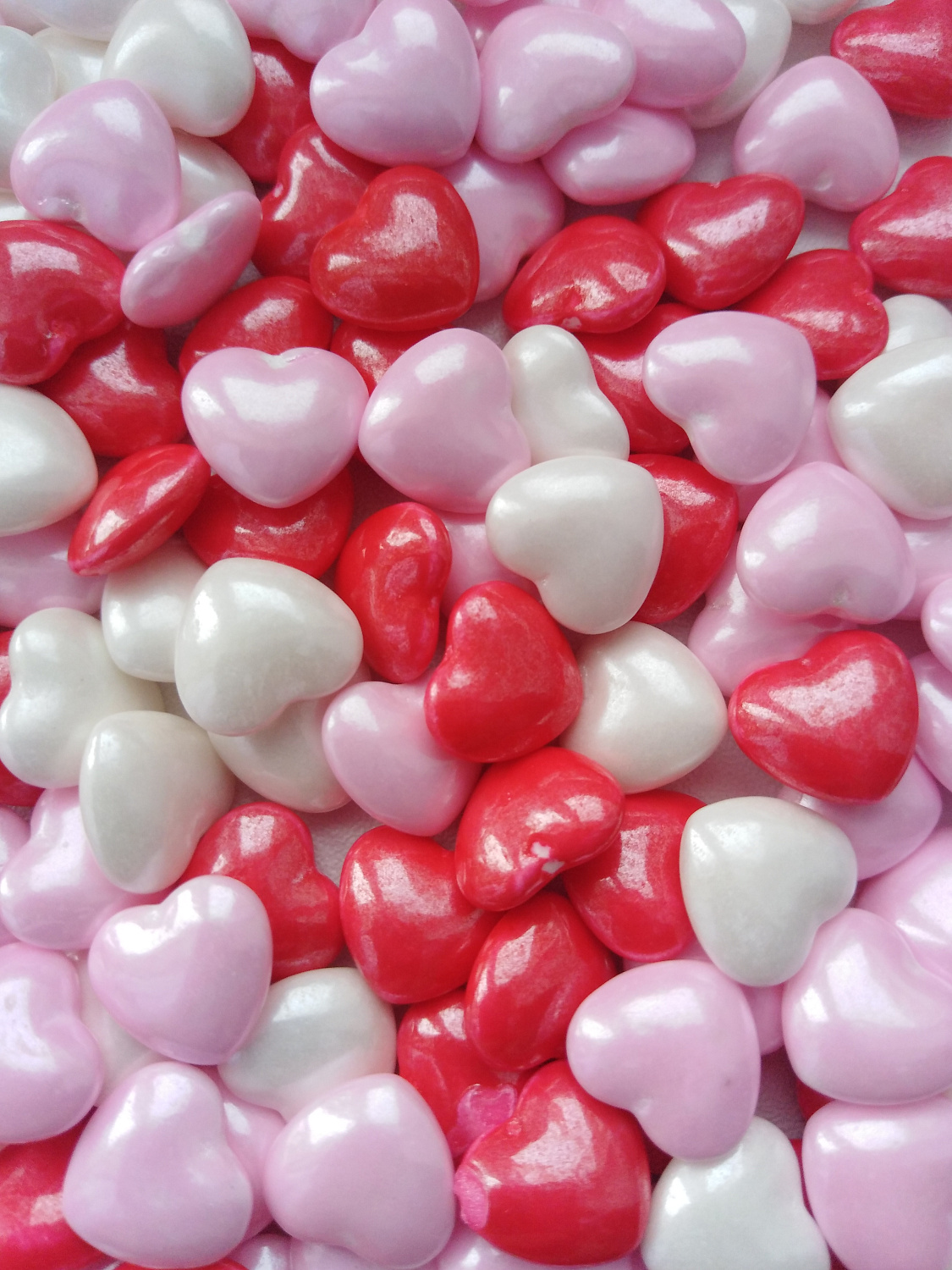 картинка Посыпки сердечки 3 D (красные,розовые,белые) 50 гр. от магазина Компания+